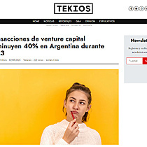 Transacciones de venture capital disminuyen 40% en Argentina durante 2023